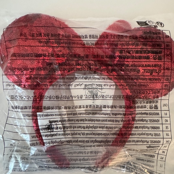 Minnie Mouse Sequined Ear Headband for Adults – Red NWT main image 4